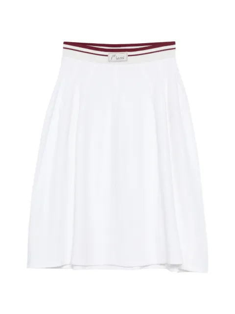 Marni logo waistband skirt White GOJE0804LXUTC613