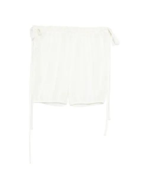 Gimaguas Zoe drawstring shorts White RWS2614022