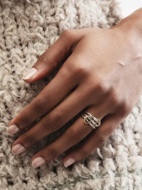 Spinelli Kilcollin Solarium diamond ring Silver G3SOLSGPV