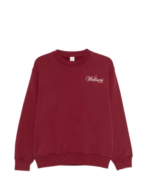 Sporty & Rich Soho logo crew-neck sweatshirt Red ST07162083
