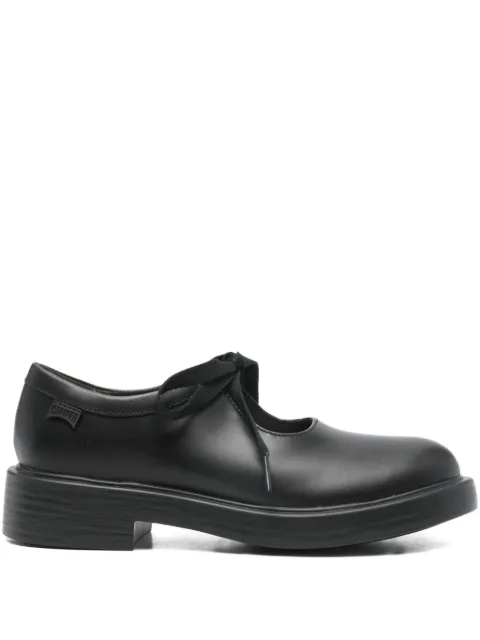 Camper ribbon lace-up loafers Black K201866001