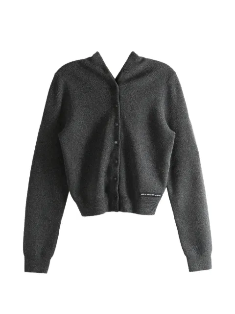 Alexander Wang cardigan in Wwool with continuous placket Grey 4KC1263050