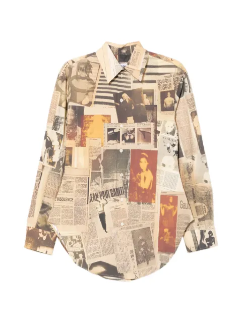 Jean Paul Gaultier Journal shirt Neutrals 2601WST048C071030830