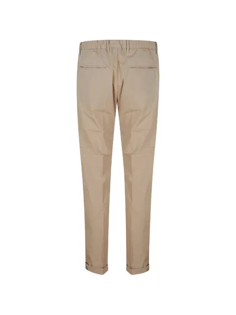 Incotex pressed-crease turned-up trousers Neutrals 1SA3049890A