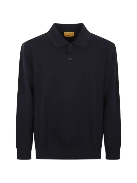 Guest In Residence Allday long-sleeved polo sweater Blue M33430RL