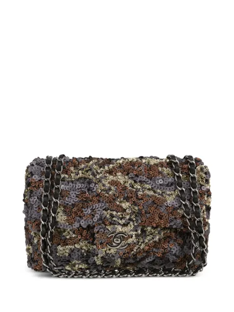 CHANEL Pre-Owned 2013 Timeless sequined shoulder bag Brown 426215