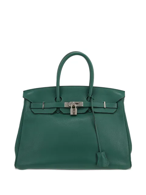 Hermès Pre-Owned 2015 35 Birkin handbag Green 426212