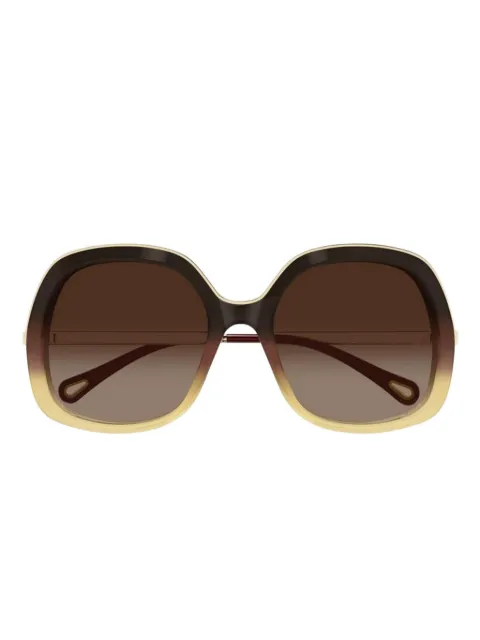 Chloé Eyewear oval-frame sunglasses Brown CH0327S