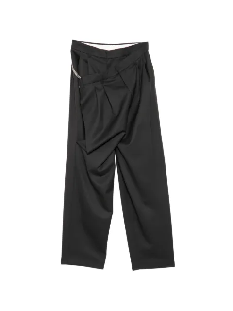 Moohong layering pants Black 26SSPT03W