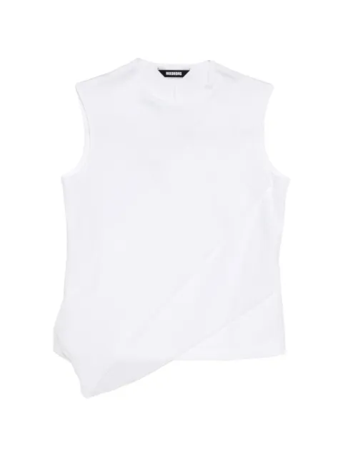 Moohong layered vest White 26SSTP02W