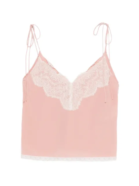 Valentino Garavani crepe de chine top Pink BAEBG221B