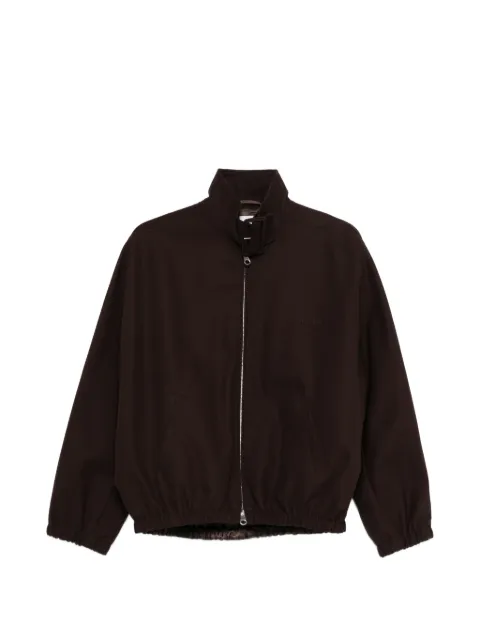 Courrèges zip-up bomber jacket Brown 126CBL334C00134