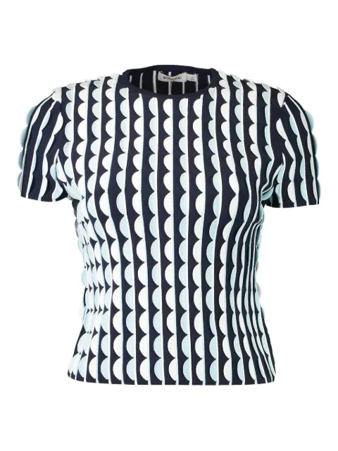 SIMKHAI Kendra patterned T-shirt Blue 1262202KSKYMULTI