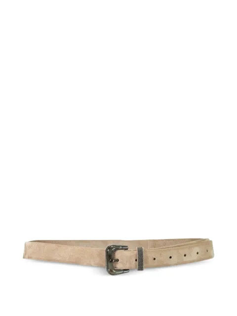 Brunello Cucinelli mini Horn Frame belt Brown M0DELC297C2767