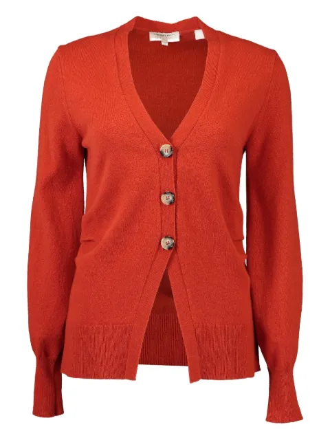 Veronica Beard Lamotte buttoned V-neck cardigan Red 2511KA6190861R0009