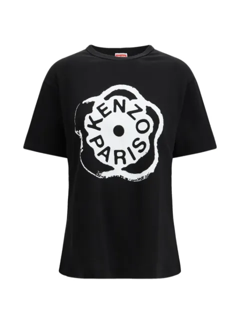 Kenzo flower-print T-shirt Black FG52TS3034SK
