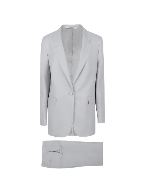 Tagliatore single-breasted linen suit Grey TADRIANNE11BAD340021EP