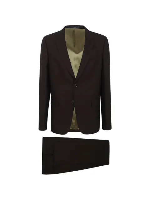 Paul Smith single-breasted notch-lapel suit Brown M1R1439V01