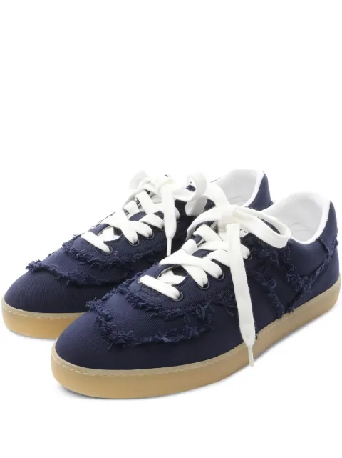 Miu Miu Pre-Owned 2020s lace-up sneakers Blue 1029376