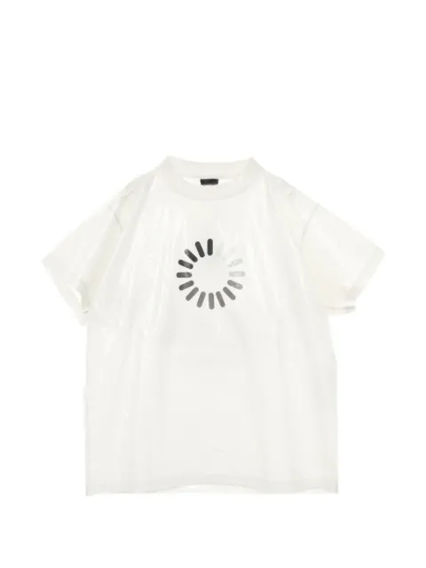 Balenciaga Pre-Owned 2010s Loading Error T-shirt White 1028348