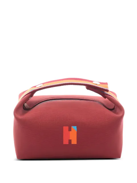 Hermès Pre-Owned 20s canvas handle handbag Orange 1032243