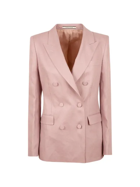 Tagliatore double-breasted peak-lapel blazer Pink JPARIGI10B260019EY833
