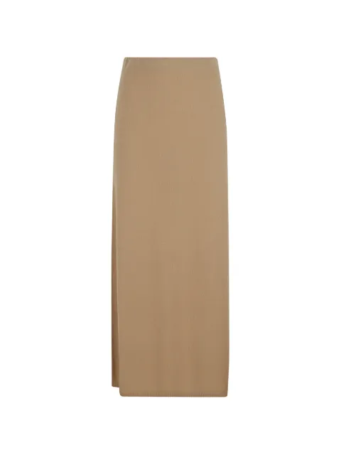 Gabriela Hearst knitted cashmere skirt Neutrals 3269017AA001