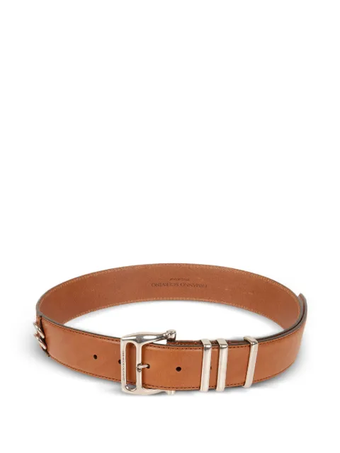 Ermanno Scervino triple-loop leather belt Brown D483T700WRI91012