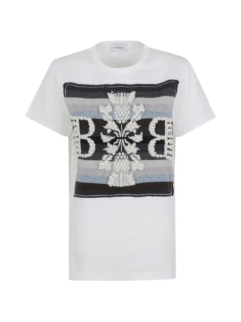 Barrie B-logo patch T-shirt White C279719