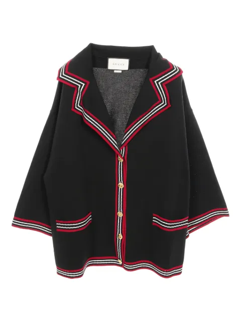 Gucci Pre-Owned 2010s trim-detail jacket Black 1020976