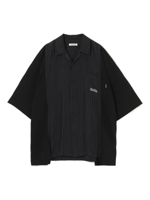 Undercover pinstripe pocket shirt Black UP1F4403