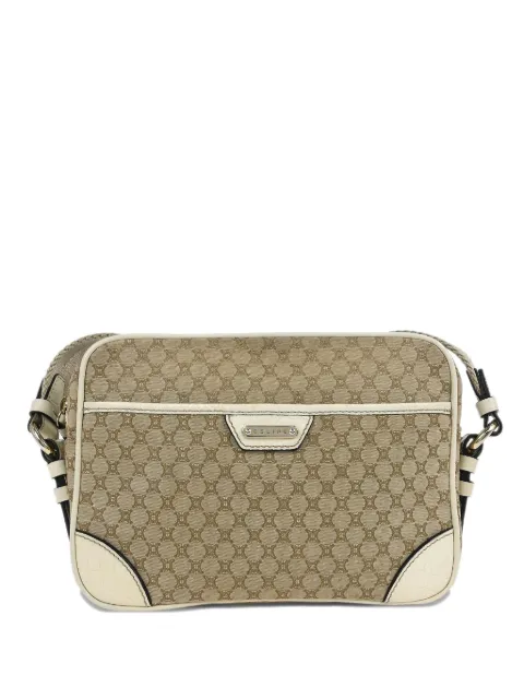 Celine Pre-Owned 1990-2000s macadam shoulder bag Neutrals AQ00437