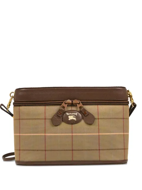 Burberry Pre-Owned 1990-2000s check shoulder bag Neutrals 166147