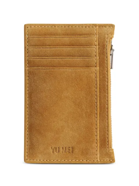 Yu Mei Frank zip-fastening suede wallet Brown 09421034804821