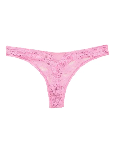 Fleur Du Mal Le Stretch Lace thong Pink PY04070523