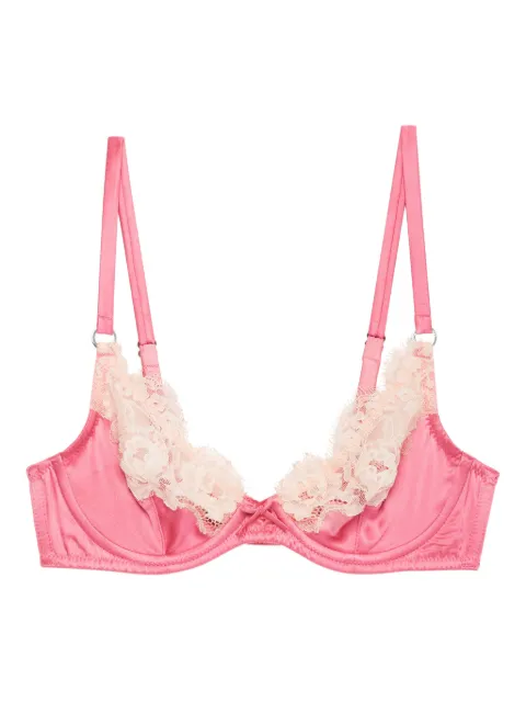 Fleur Du Mal Juliet Lace Demi bra Pink BR05041079