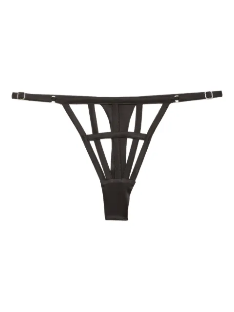 Fleur Du Mal caged thong Black PY05590100