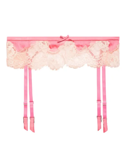 Fleur Du Mal Juliet lace garter belt Pink GR01031079