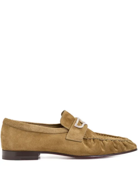 Christian Louboutin Mocallista leather loafers Neutrals 1260097BZ09