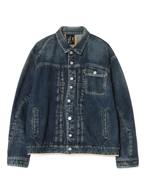 Undercover buttoned blouson jacket Blue UC1F42041