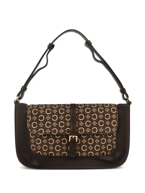 Celine Pre-Owned 1990-2000s printed buckle handbag Brown 144835