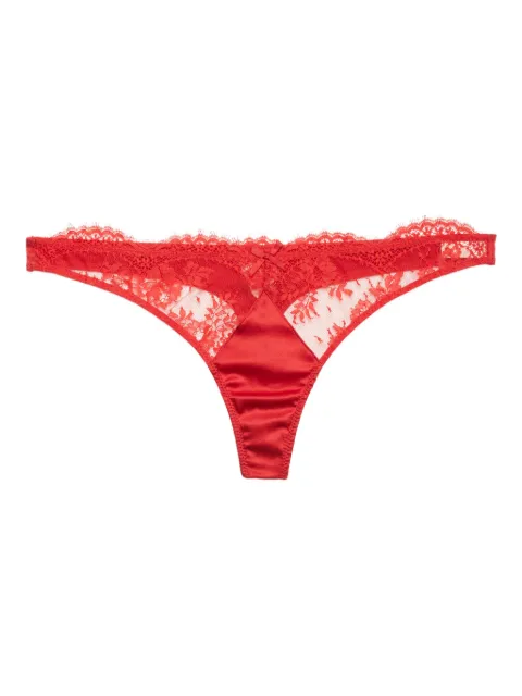 Fleur Du Mal Frankie Lace thong Red PY05120323