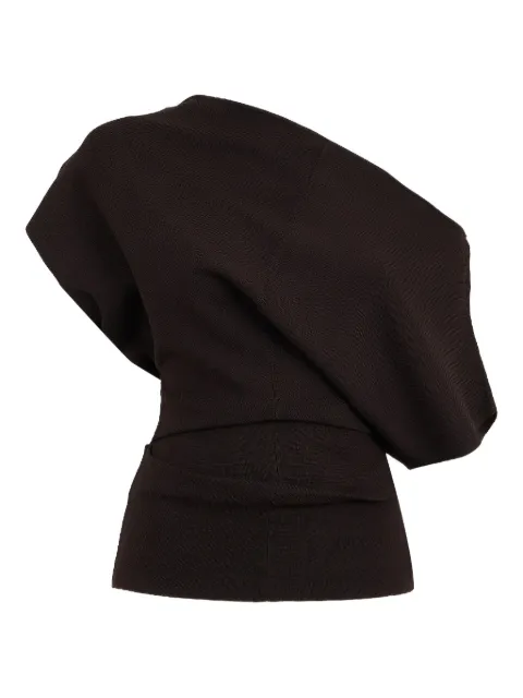 CLEA Aveline one-shoulder top Brown 1532