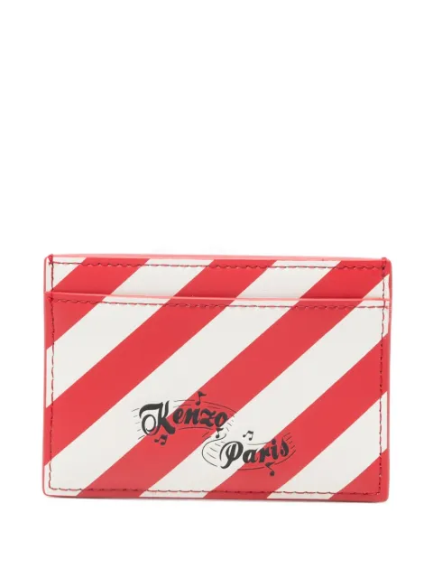 Kenzo striped card holder Red FG58PM800LF1