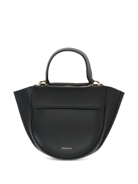 Wandler mini Hortensia leather tote bag Black 0001683200