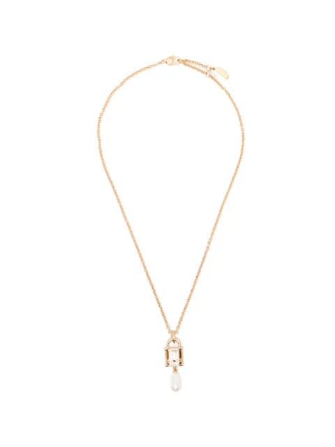 Vivienne Westwood Celestia Orb padlock necklace Gold 630203IQ02R107