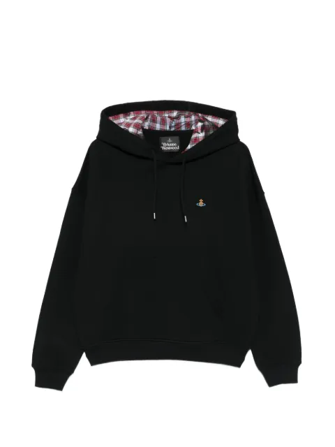 Vivienne Westwood hooded pouch pocket hoodie Black 2I01000MJ00ASO103
