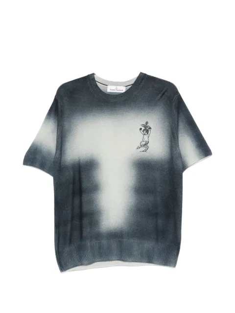 Vivienne Westwood pattern graphic T-shirt Grey 27010030Y004IK410