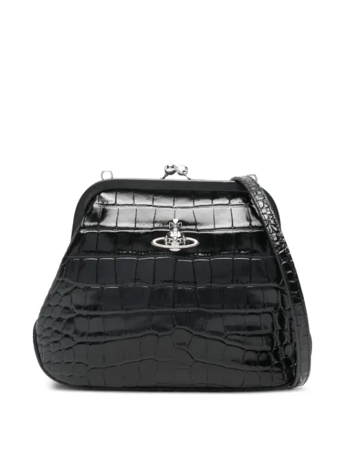 Vivienne Westwood Vivienne Orb embossed clutch bag Black 4B01001BWL0098N401