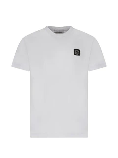 Stone Island 2100027 60/2 cotton jersey T-shirt slim-fit with Compass patch Blue L1S152100027S0013